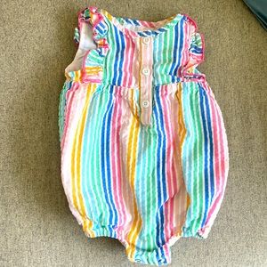 Baby Boden Seersucker romper